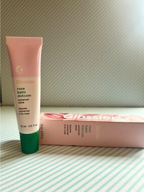 Glossier Rose Balm Dotcom brand new